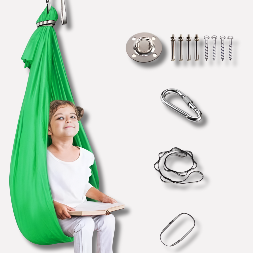 Cozy Hammock Swing | Soft Fabric Sensory Swing for Kids' Relaxation and Play