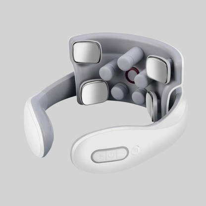 Masajeador eléctrico de cuello y hombros con intensidad ajustable | Alivio shiatsu para la tensión y relajación