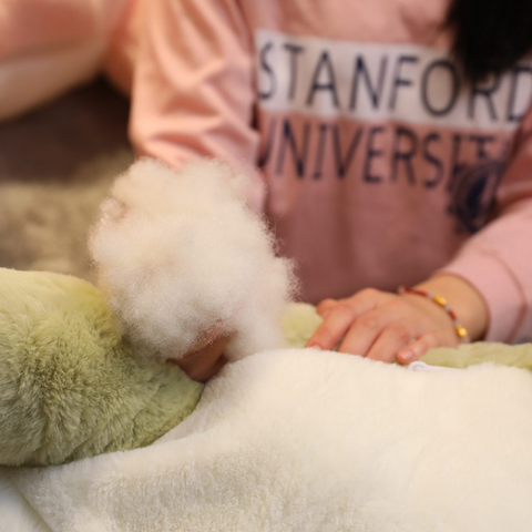 Peluche de cocodrilo gigante | Animal de peluche hipoalergénico para una comodidad máxima