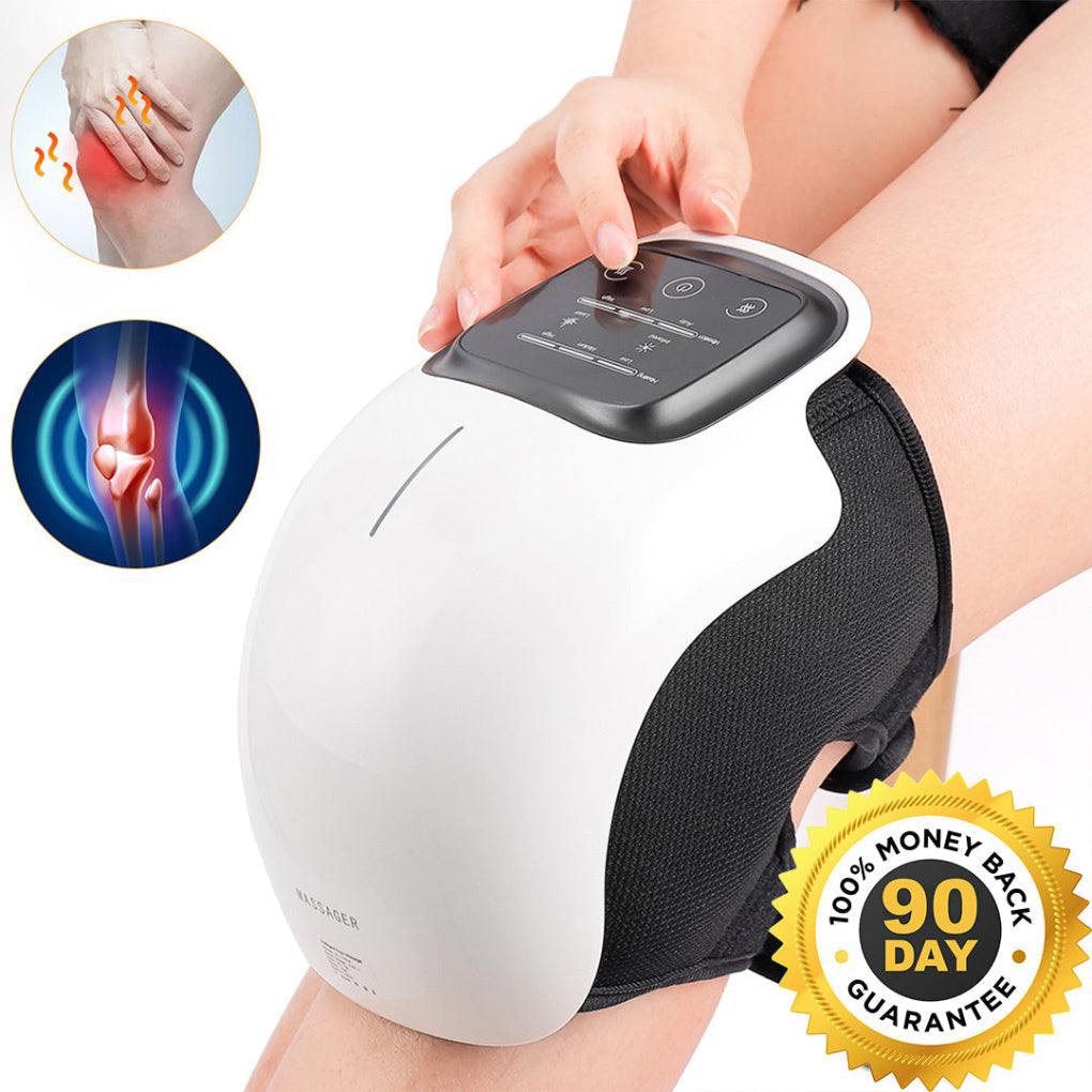 Wearclo | Rodillera masajeadora con vibración y calor infrarrojo para el alivio articular