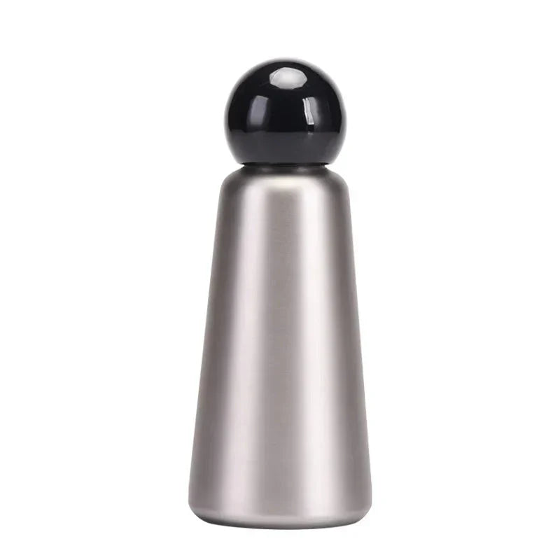 Vacuum Insulated Stainless Steel Water Bottle 17oz – Keeps Beverages Hot 12 Hours Cold 24 Hours – Leakproof Thermos for Travel Work Gym