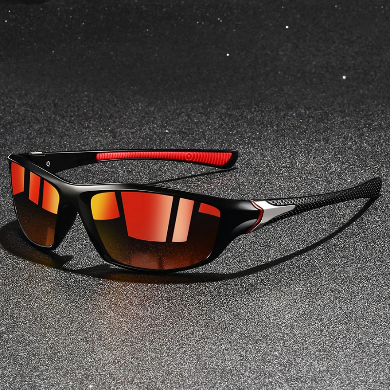 Gafas de sol polarizadas con estilo, protección UV400 y montura de metal ligera para aventuras al aire libre