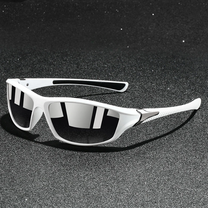 Gafas de sol polarizadas con estilo, protección UV400 y montura de metal ligera para aventuras al aire libre