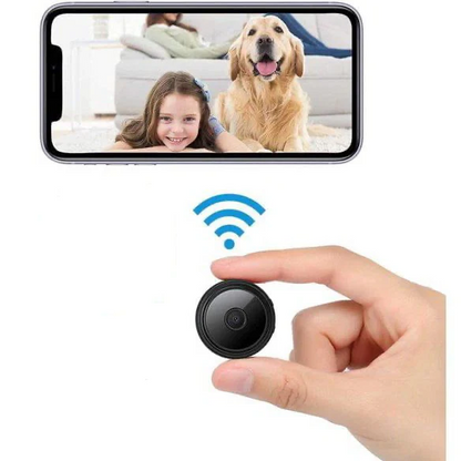 Compact WiFi Security Camera 1080P HD Indoor Outdoor Night Vision Motion Detection Live Audio Video Streaming Wireless Mini Surveillance