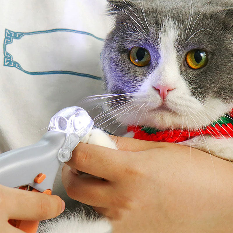 Pet Nail Trimmer with Precision Guard for Dogs & Cats – Sensor-Guided Grooming Tool for Safe Home Clipping