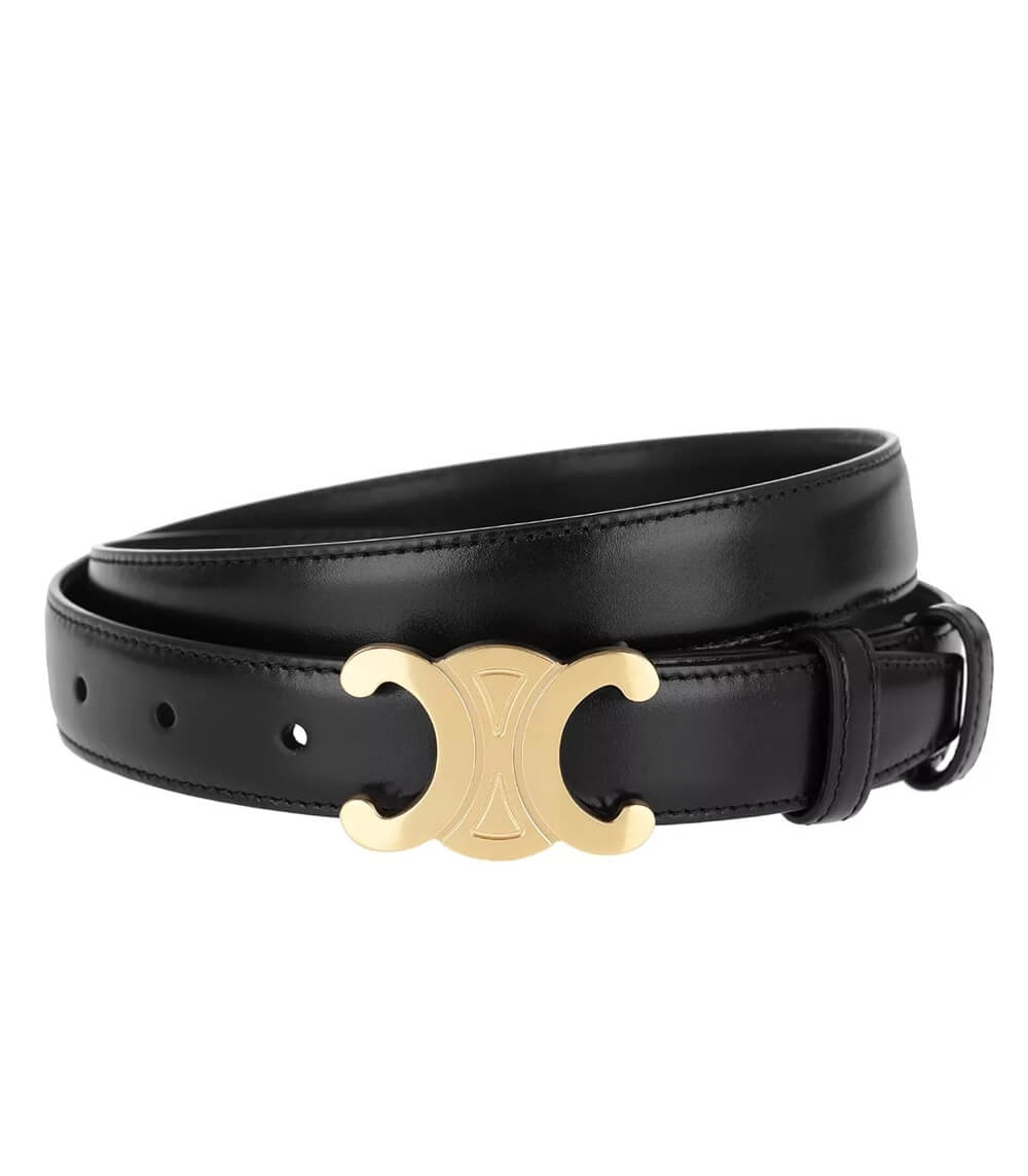 Cinturón de piel vegana con hebilla de logotipo en tono dorado, cinturón de piel negro vintage, cinturón de vestir marrón para uso casual y formal