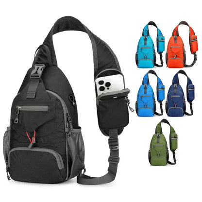 Bolso cruzado con protección RFID, bolso antirrobo, bolso de viaje cruzado resistente al agua, mochila de hombro ligera