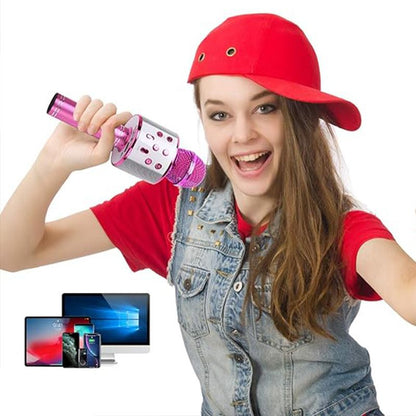 Ultimate Wireless Karaoke Microphone with Multi-Functionality for On-the-Go Singing
