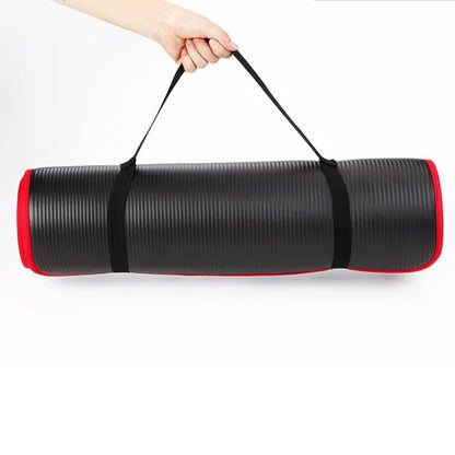 Wearclo | Esterilla de yoga antideslizante gruesa con amortiguación de 10 mm | Ideal para mayor comodidad y estabilidad