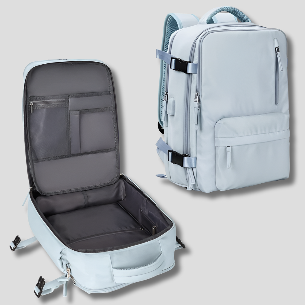 Mochila Voyager | Mochila de viaje expandible con capacidad de 76 L | Diseño duradero para viajes organizados