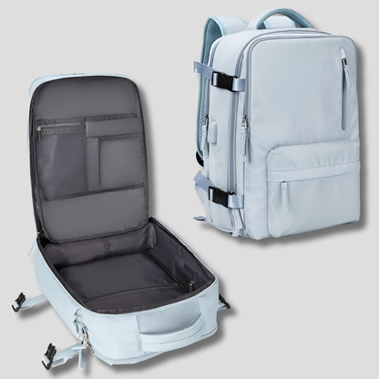 Mochila Voyager | Mochila de viaje expandible con capacidad de 76 L | Diseño duradero para viajes organizados