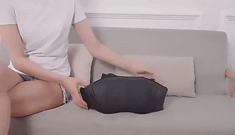 Wearclo | Cojín de masaje Shiatsu con calor infrarrojo | Alivio portátil para el dolor de cuello y hombros