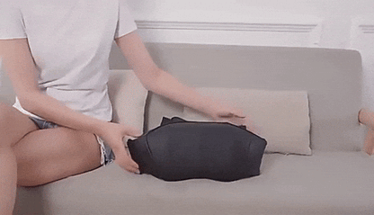 Wearclo | Cojín de masaje Shiatsu con calor infrarrojo | Alivio portátil para el dolor de cuello y hombros