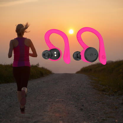 Vega | Auriculares inalámbricos con 20 horas de reproducción y clasificación de resistencia al agua IPX7 | Diseño ergonómico para estilos de vida activos