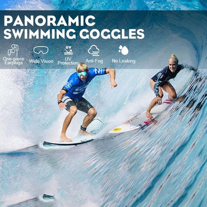 Premium Silicone Swimming Goggles with Panoramic Vision & Anti-Fog Lenses for Adults | Pool & Open Water | Unisex Fit