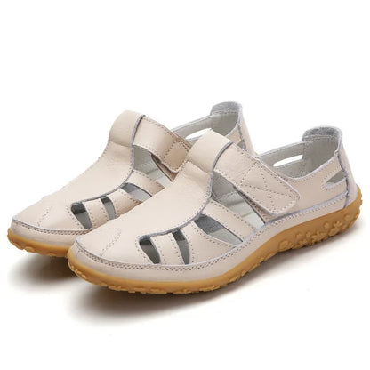 Women's Orthopedic Sandals with Arch Support & Cushioning – Slip-Resistant Cut-Out Design for All-Day Wear, Plantar Fasciitis Relief