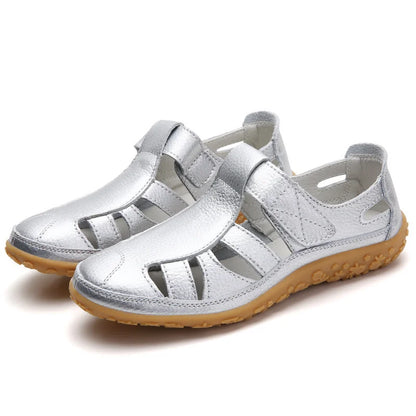 Women's Orthopedic Sandals with Arch Support & Cushioning – Slip-Resistant Cut-Out Design for All-Day Wear, Plantar Fasciitis Relief