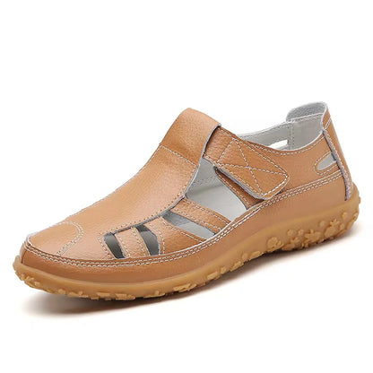 Women's Orthopedic Sandals with Arch Support & Cushioning – Slip-Resistant Cut-Out Design for All-Day Wear, Plantar Fasciitis Relief