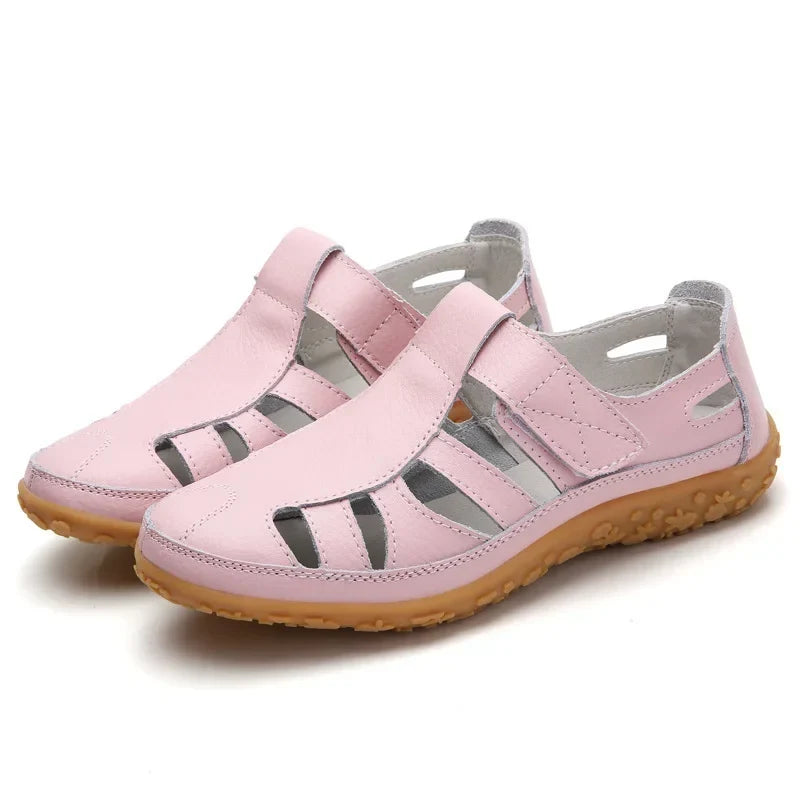 Women's Orthopedic Sandals with Arch Support & Cushioning – Slip-Resistant Cut-Out Design for All-Day Wear, Plantar Fasciitis Relief