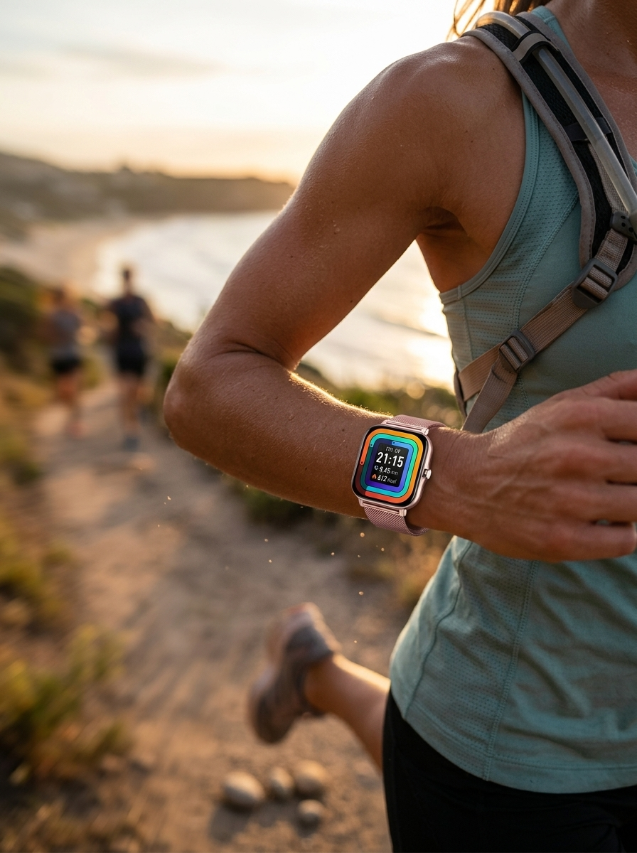 Elegante reloj inteligente para mujer con seguimiento de salud y diseño moderno | El accesorio perfecto para un estilo de vida activo