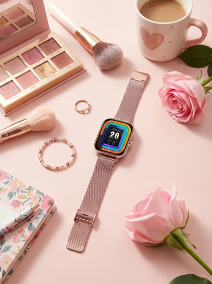 Elegante reloj inteligente para mujer con seguimiento de salud y diseño moderno | El accesorio perfecto para un estilo de vida activo