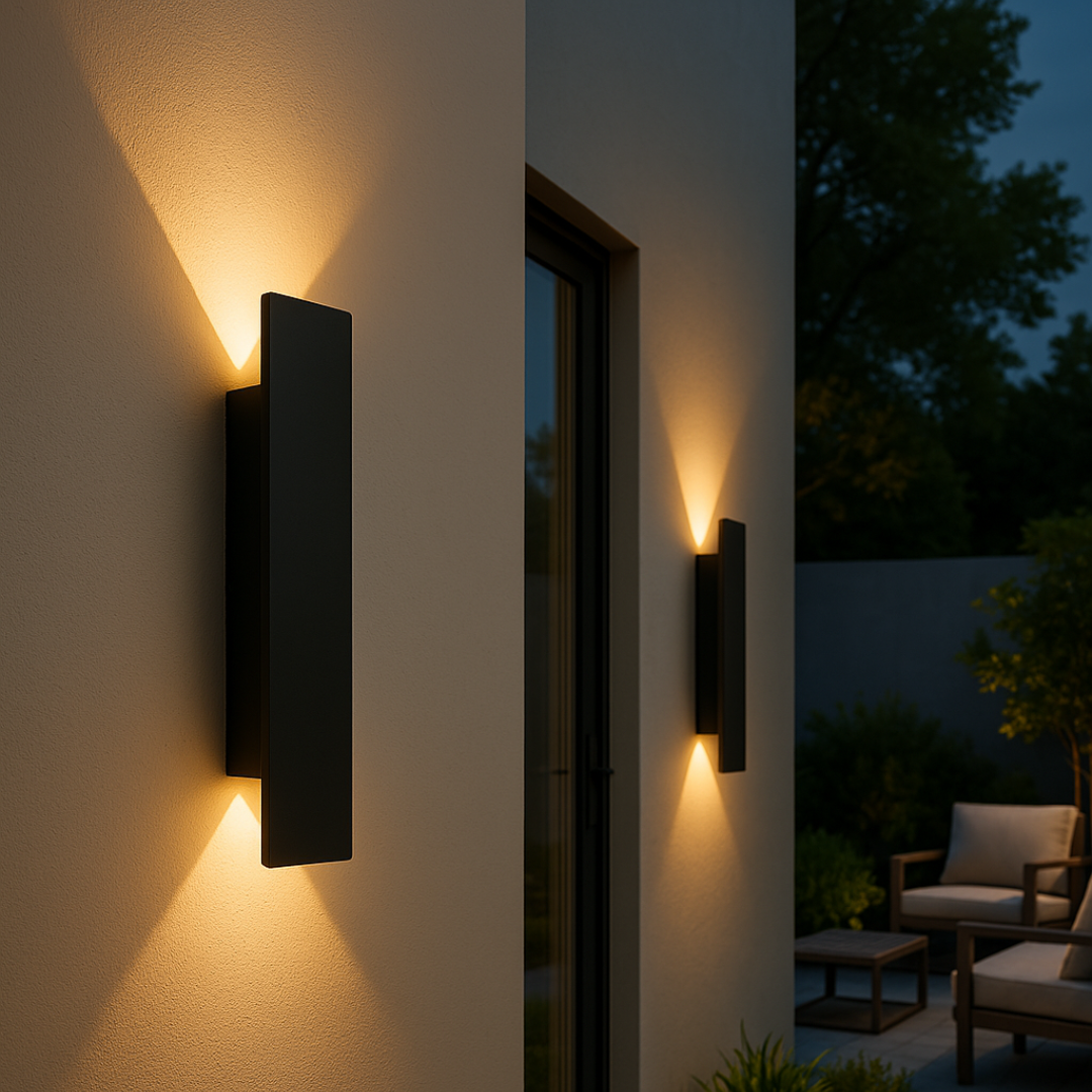 Outdoor LED Wall Light - Weatherproof Aluminum Sconce for Porch, Patio & Garden Entrance
