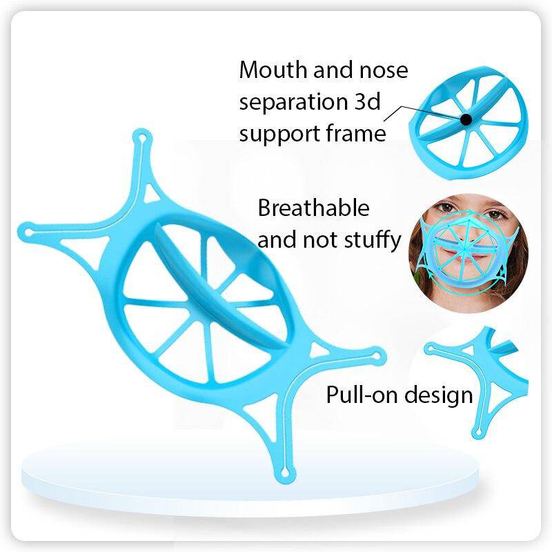 Internal Face Cover Support Frame for Comfortable Breathing & Lipstick Protection
