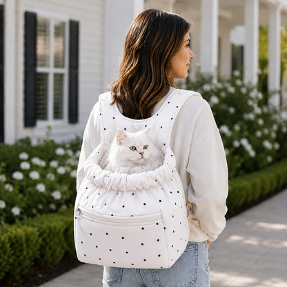 Ortekor Hands-Free Pet Carrier Backpack for Everyday Outings – Breathable Travel Carrier for Cats & Small Dogs