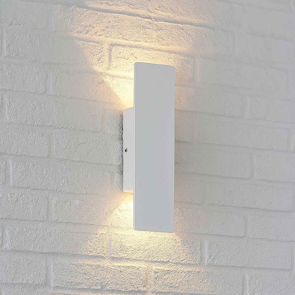 Lámpara de pared LED para exteriores, aplique de aluminio impermeable para patio, jardín, entrada, iluminación exterior moderna, 6W 18W 24W