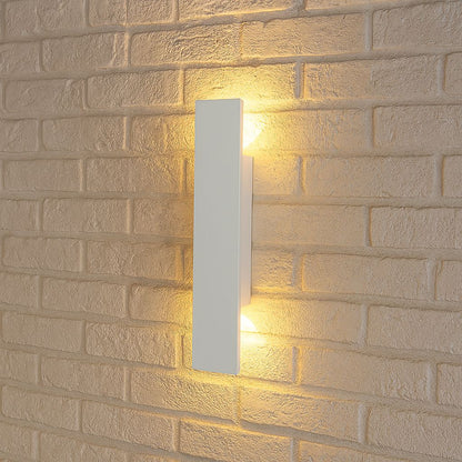 Lámpara de pared LED para exteriores, aplique de aluminio impermeable para patio, jardín, entrada, iluminación exterior moderna, 6W 18W 24W
