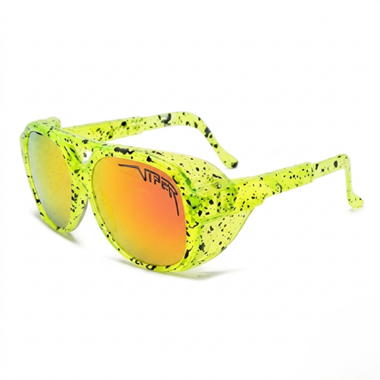 Sport Motorcycle Riding Glasses with Full UV Protection & Wind Shield for Men & Women | Bike Eyewear Under Helmet