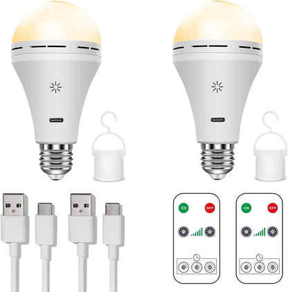 Rechargeable LED Lamp with Wireless USB Charging