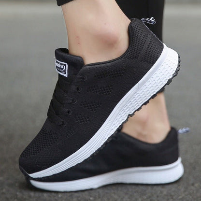 Breathable Mesh Sneakers for Women with Built-In Arch Support for All-Day Comfort and Posture Relief