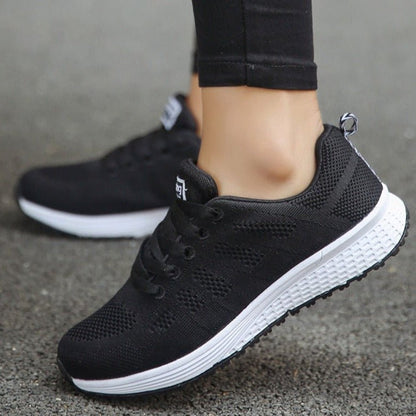 Breathable Mesh Sneakers for Women with Built-In Arch Support for All-Day Comfort and Posture Relief