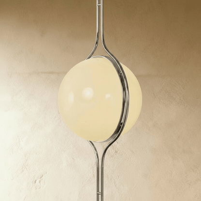 Tension-Mount Light Column 98-110 in Tall Acrylic Tower Lamp for Living Room Studio Entry Ambient Glow Decorative Standing Fixture
